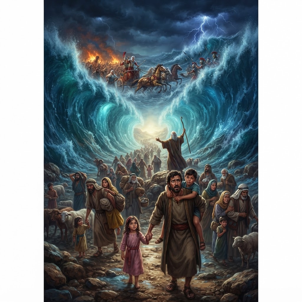 The Crossing of the Red Sea — cover illustration