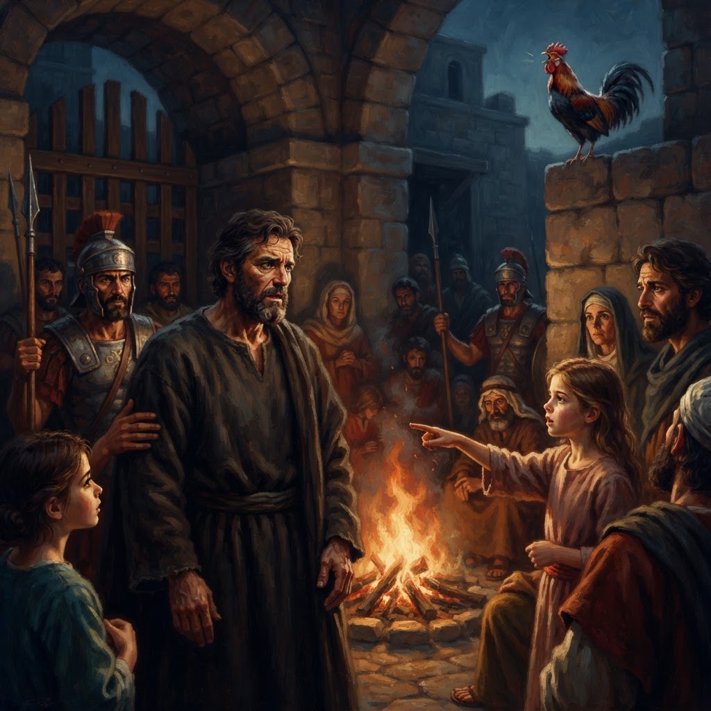 Peter's Denial — cover illustration