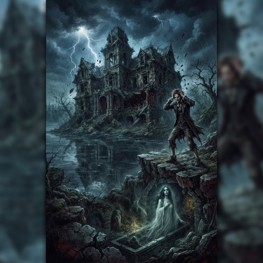 The Fall of the House of Usher — cover illustration