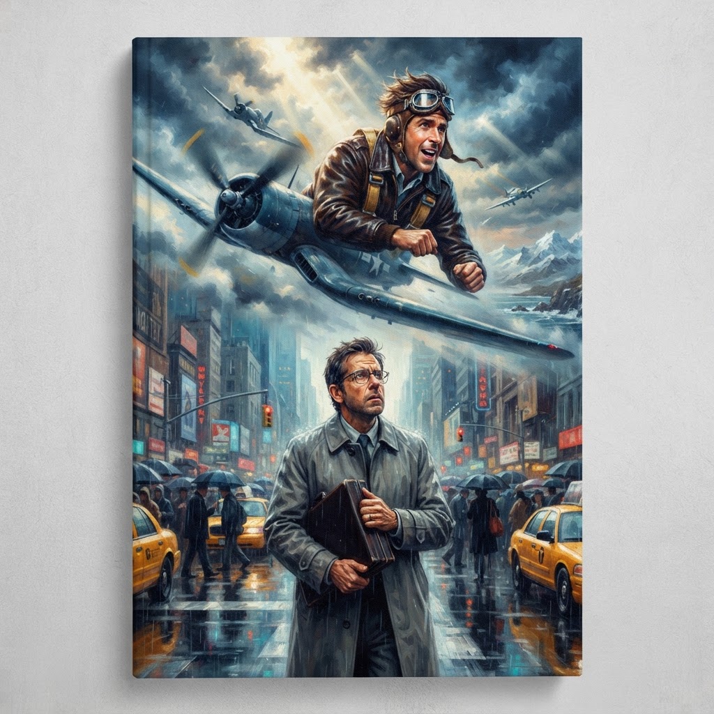 The Secret Life of Walter Mitty — cover illustration