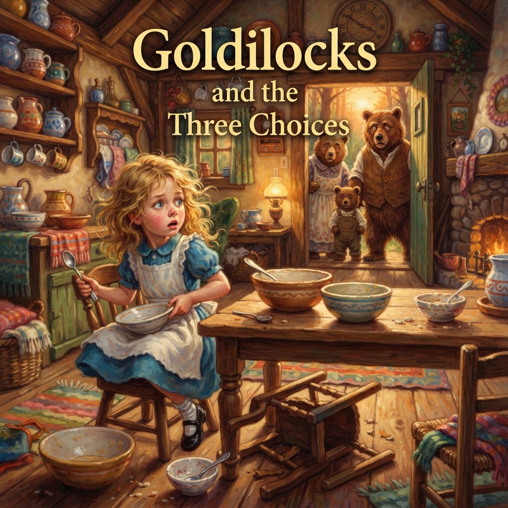 Goldilocks and the Three Choice — cover illustration