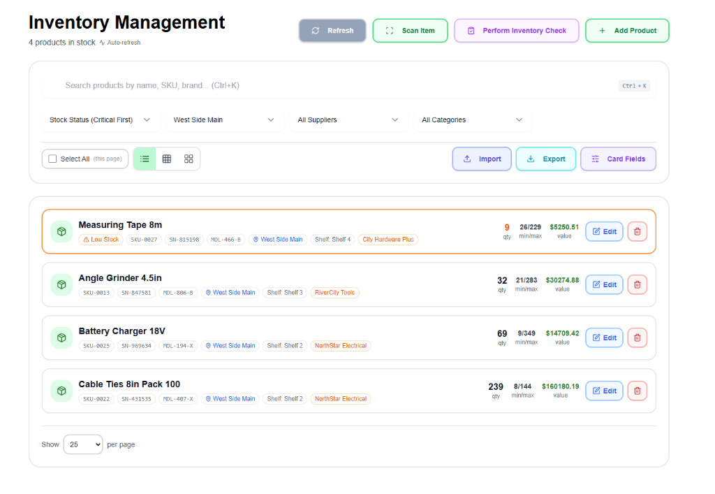 Inventory Management