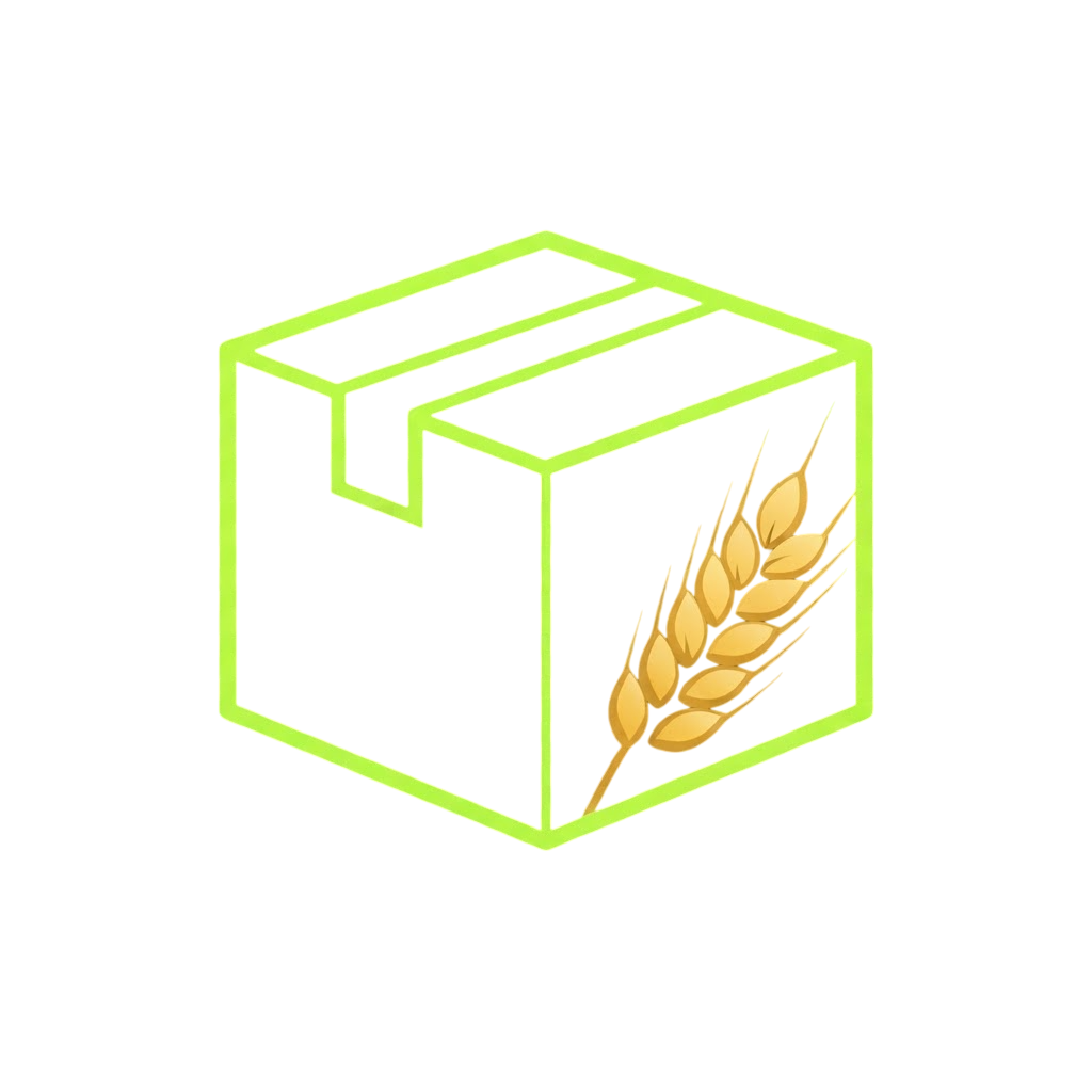 SaskInventory logo — glowing green box with golden wheat
