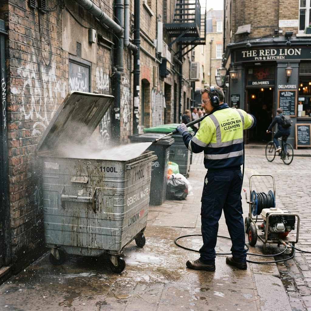Commercial Bin Cleaning for London Restaurants and Takeaways