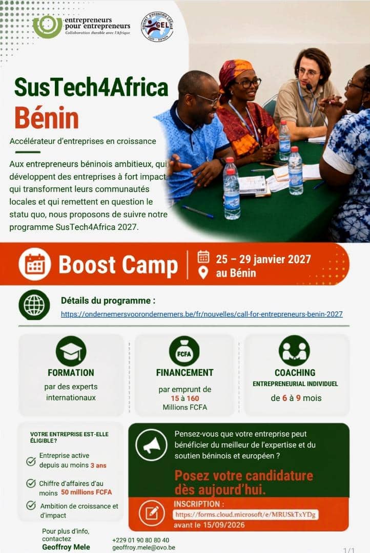 SusTech4Africa Bénin 2027