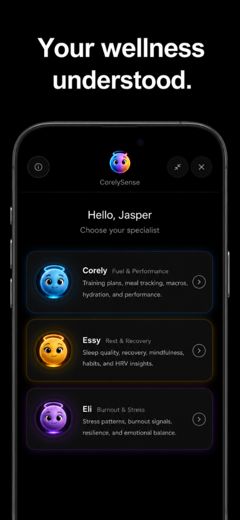 CorelyFit preview