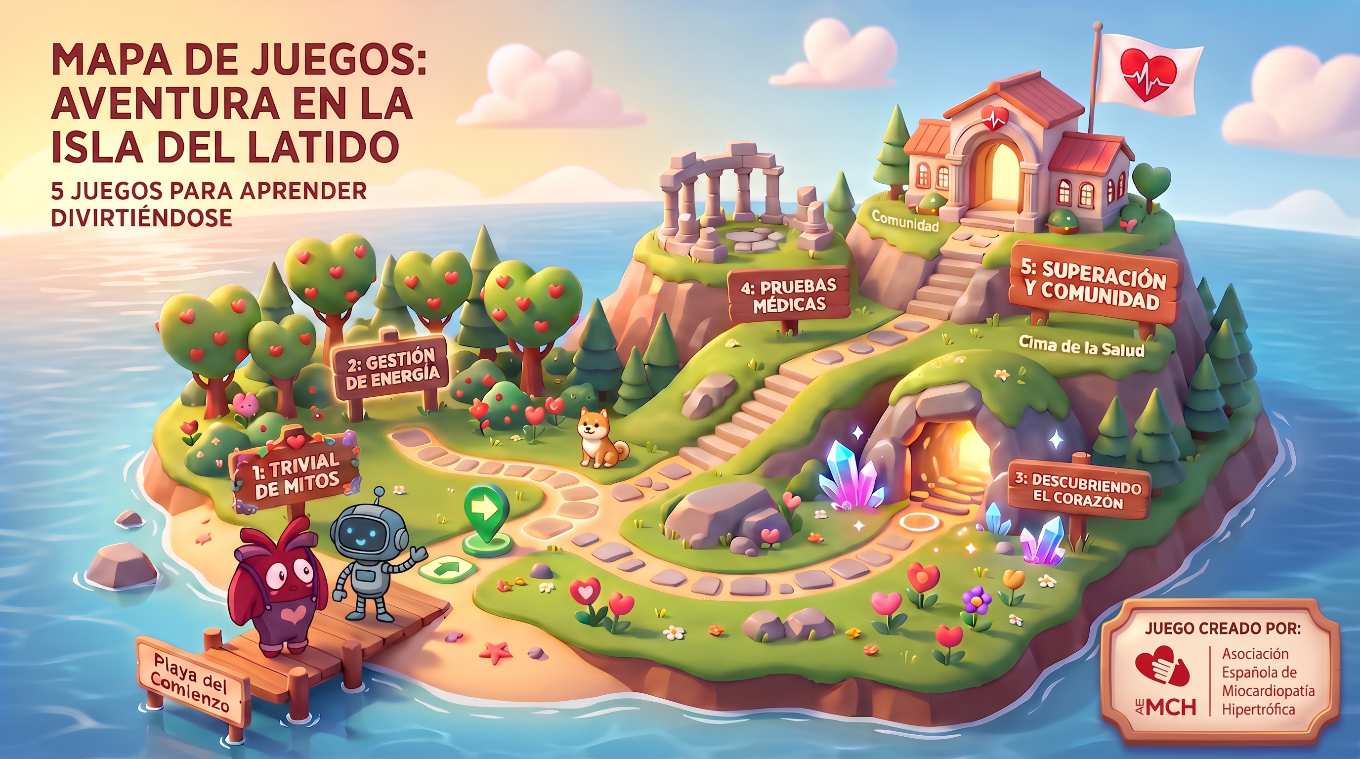 Mapa de la Isla del Latido