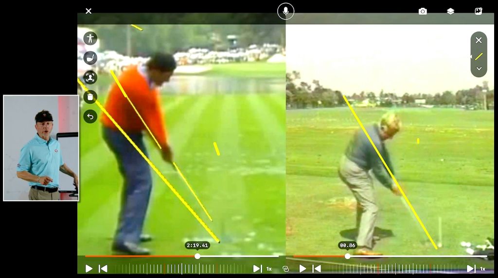 Seve Ballesteros vs Moe Norman plane comparison side by side