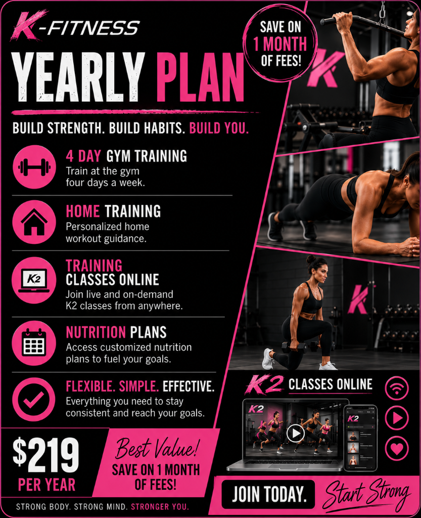 K-Fitness Yearly Plan