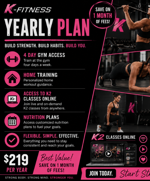 K-Fitness Yearly Plan