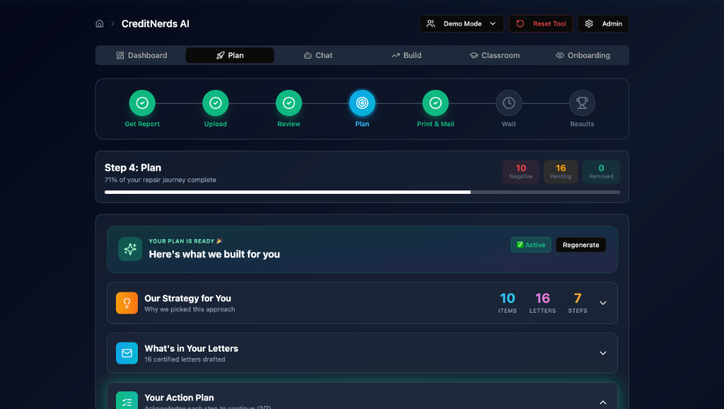 Credit Nerds AI screenshot