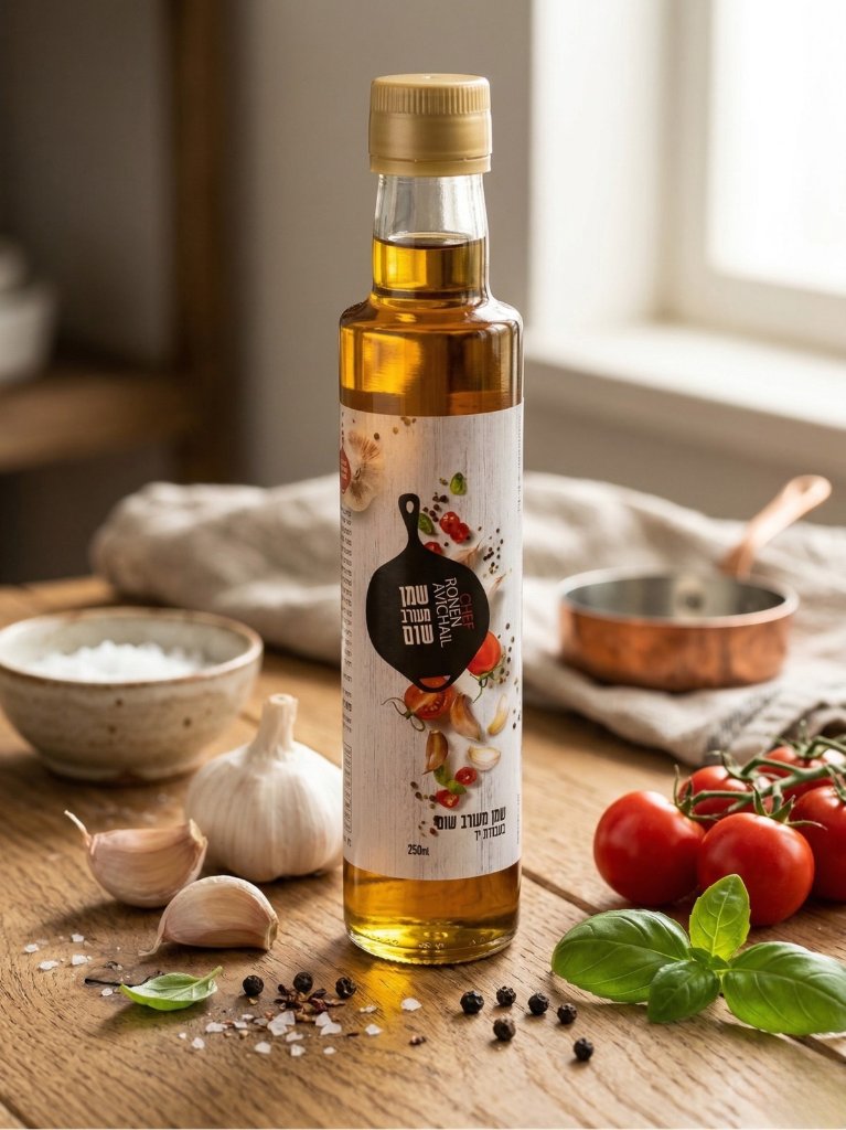 שמן מעורב שום 🧄