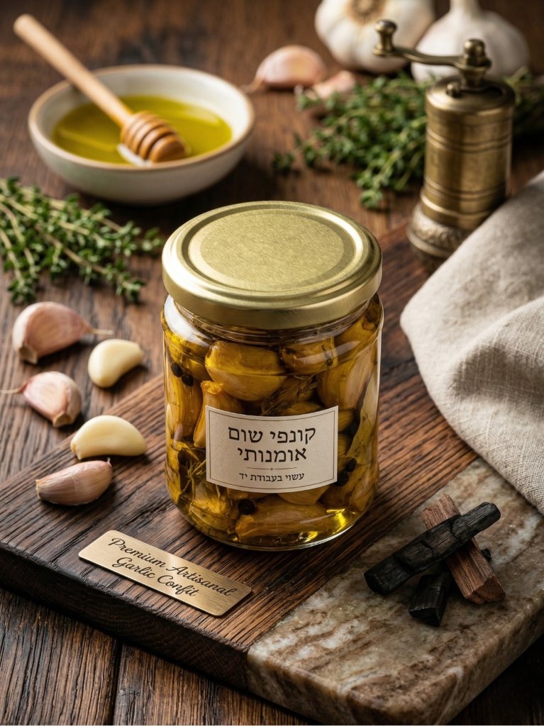 קונפי שום בשמן