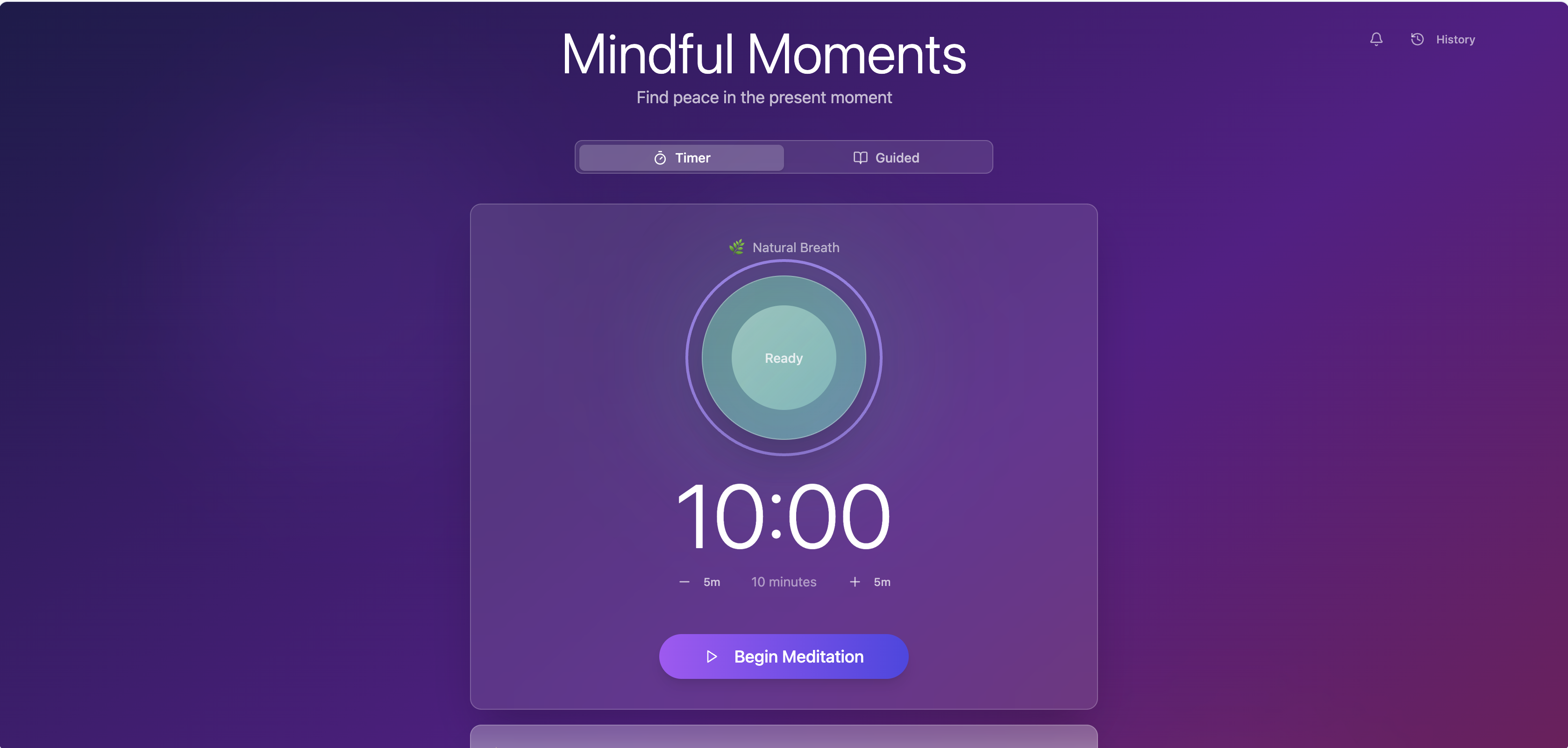 Serenity Flow – Mindfulness & Meditation Tracker template preview
