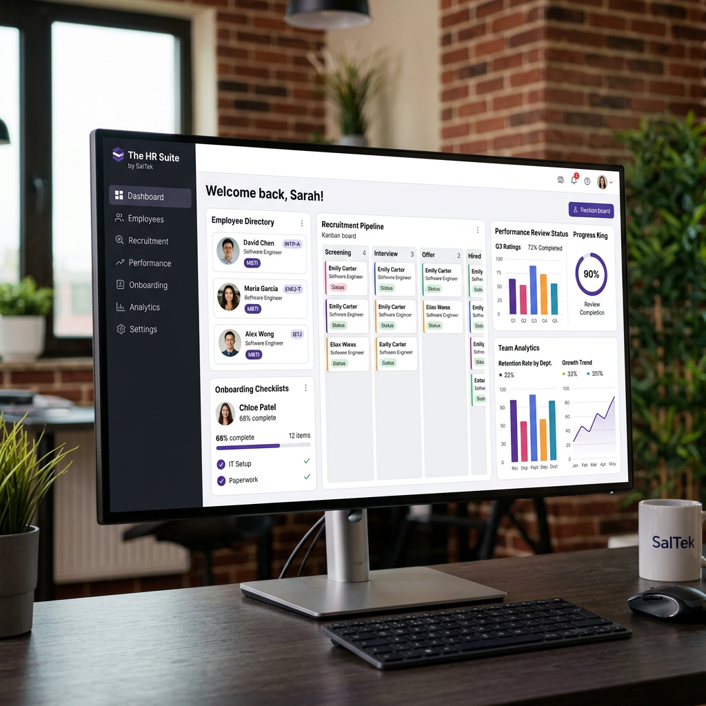 The HR Suite by SalTek Dashboard