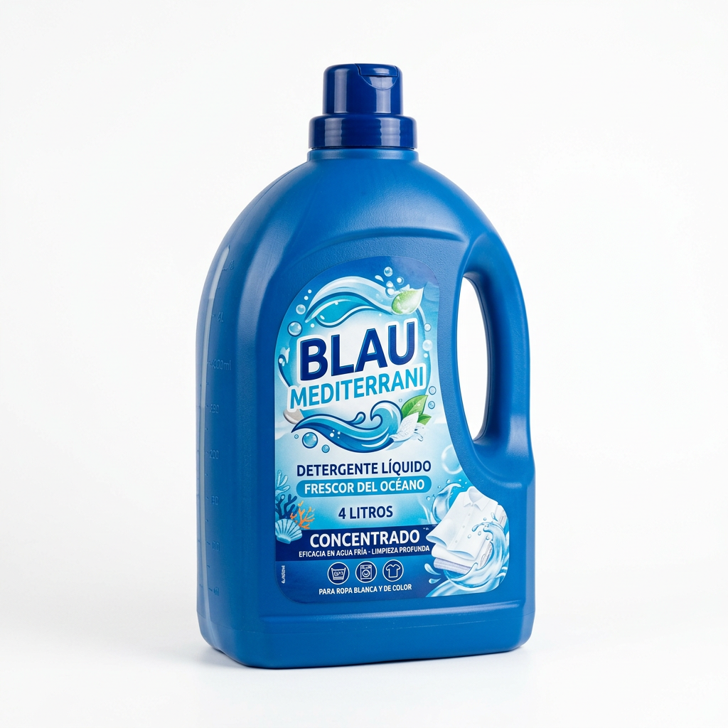 Detergente liquido blau mediterrani