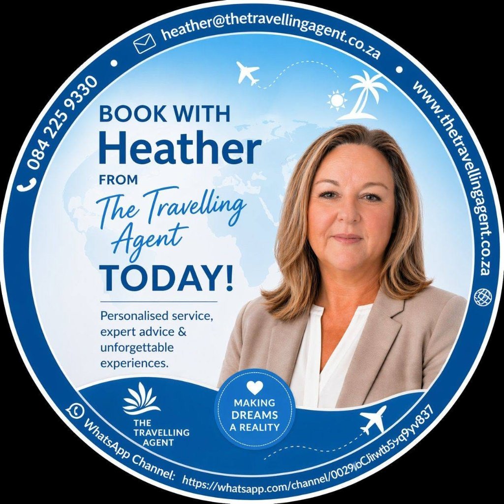 Book with Heather from The Travelling Agent