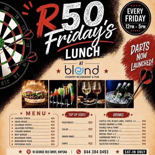 R50 Friday's Lunch