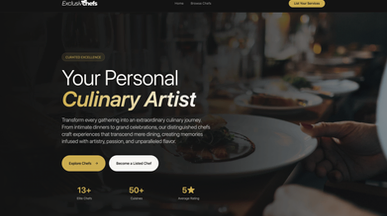 ExclusivChefs template preview