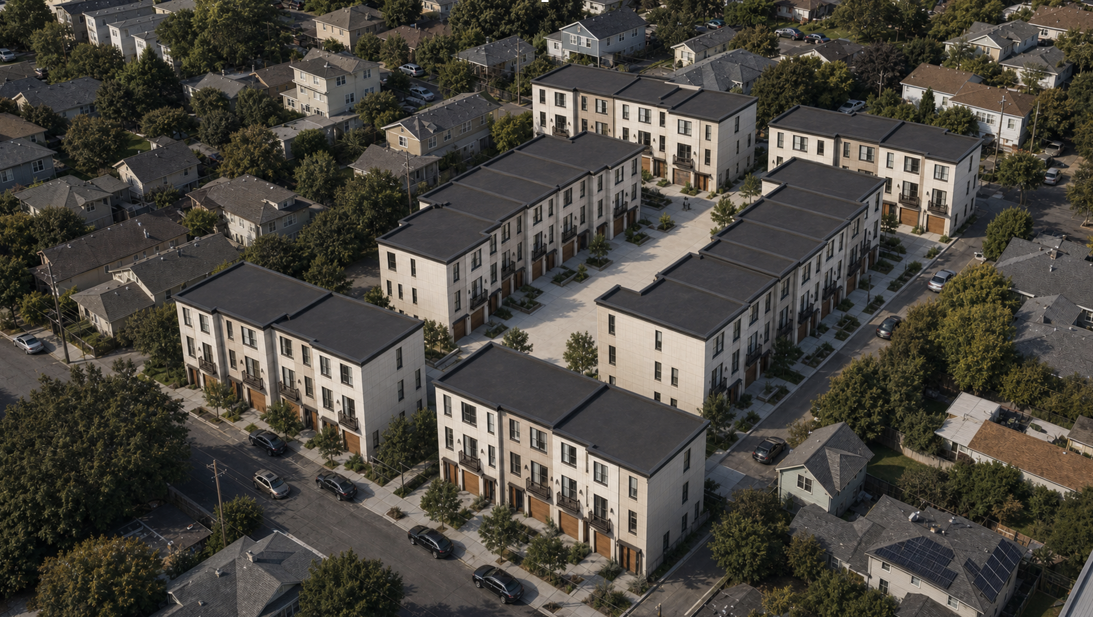 Oxford Walnut Way townhome community