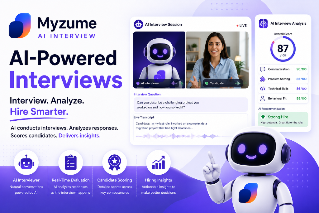 AI-Powered Interviews โ Interview. Analyze. Hire Smarter.