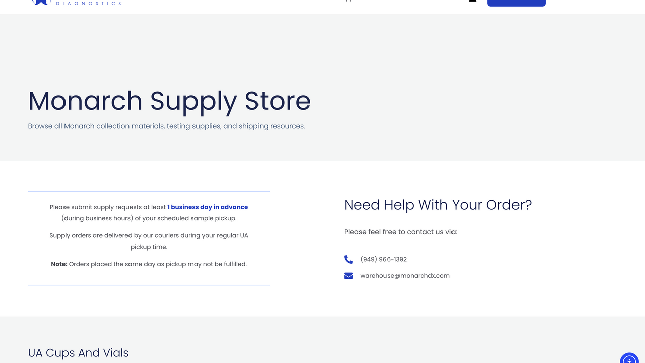 Monarch Site  template preview