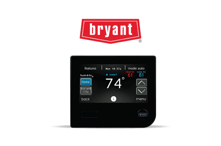 Bryant Evolution Thermostat with Logo