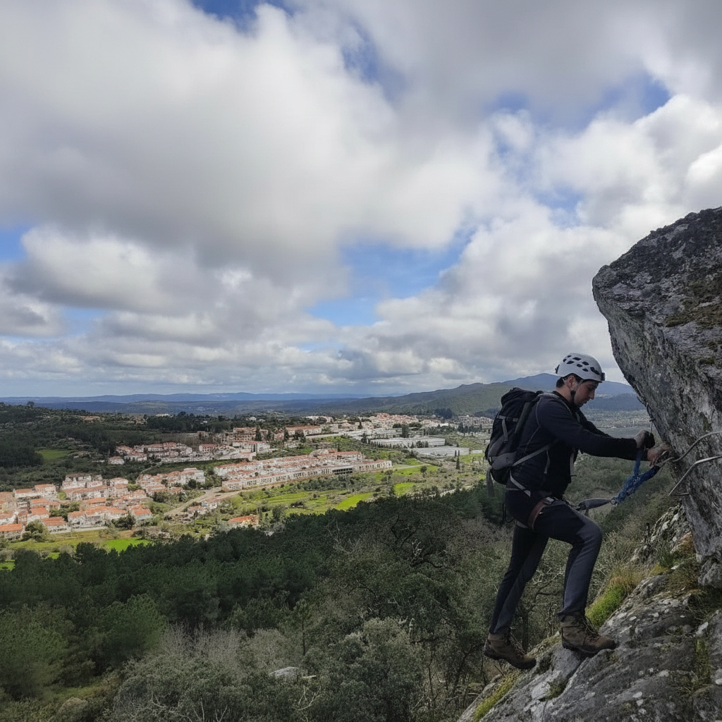Via Ferrata da Pombeira – Escalada