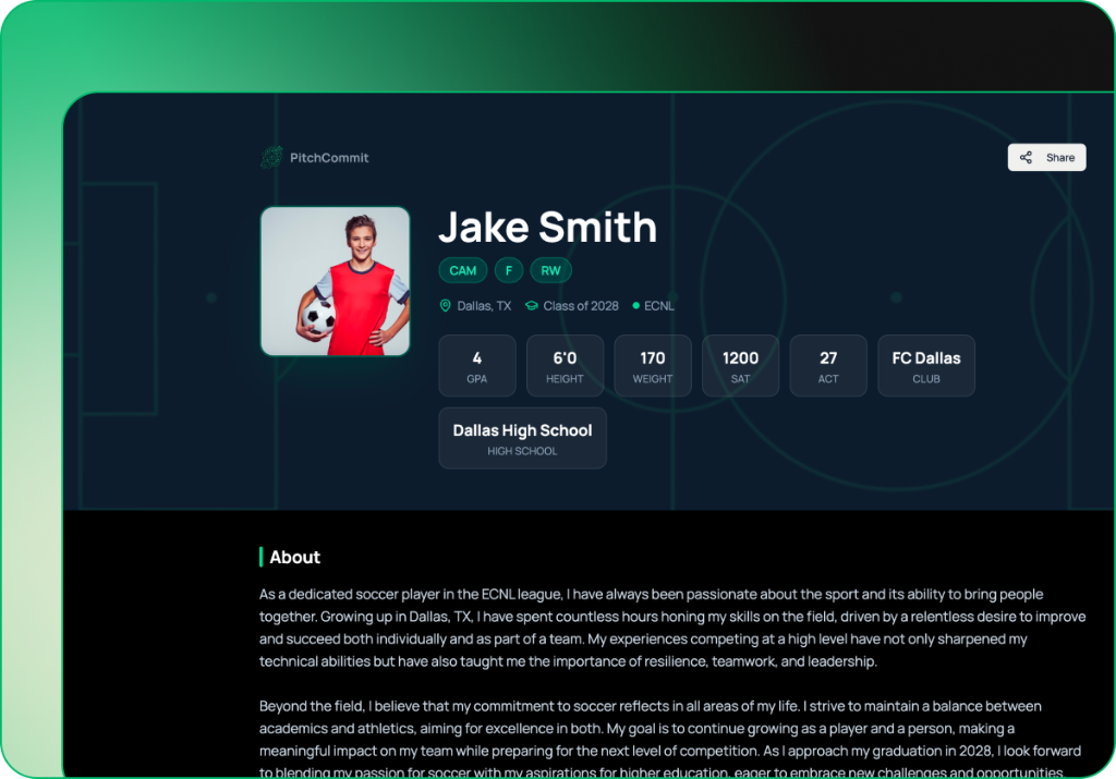 Your own personalized landing page
