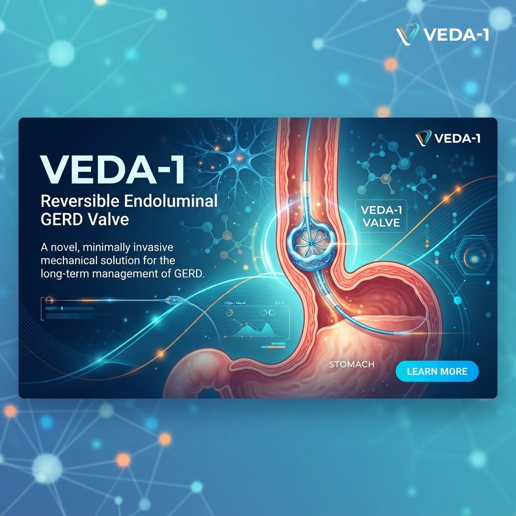VEDA-1 Reversible Endoluminal GERD Valve