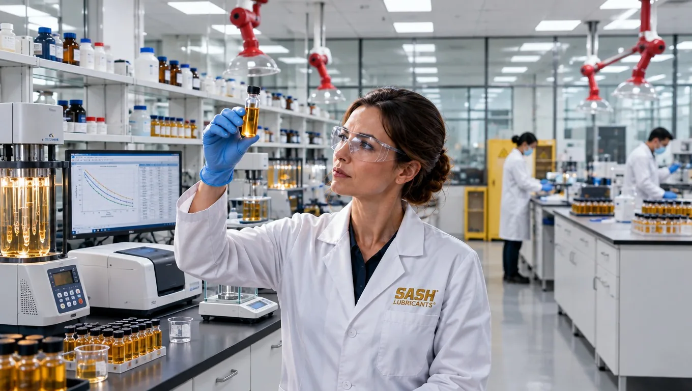 Laboratorio de control de calidad de SASH Lubricantes: análisis de aceites en Puzol (Valencia)
