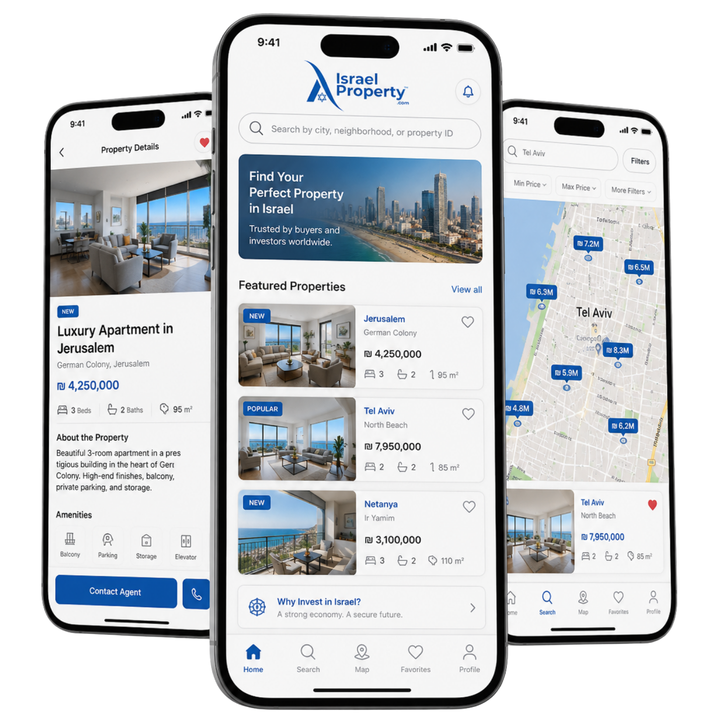 IsraelProperty.com mobile app