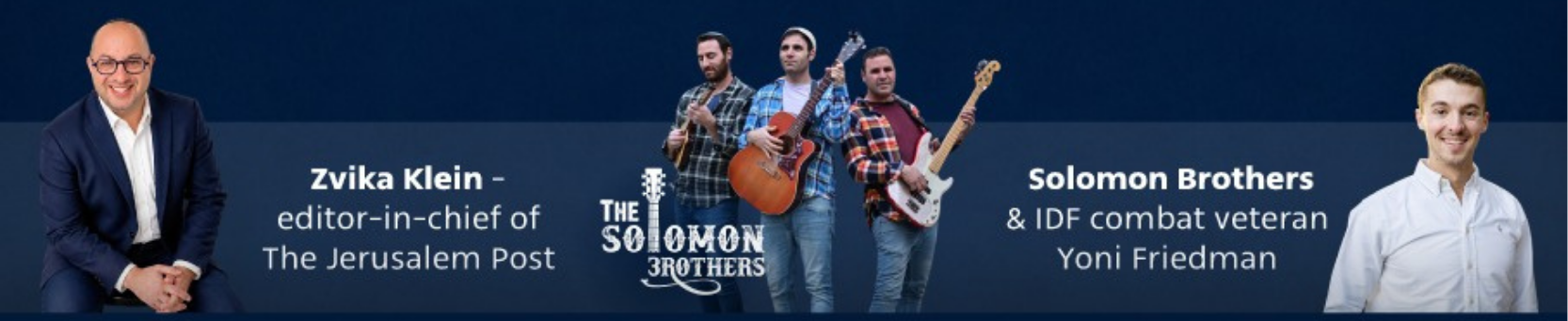 Zvika Klein, The Solomon Brothers, and IDF combat veteran Yoni Friedman