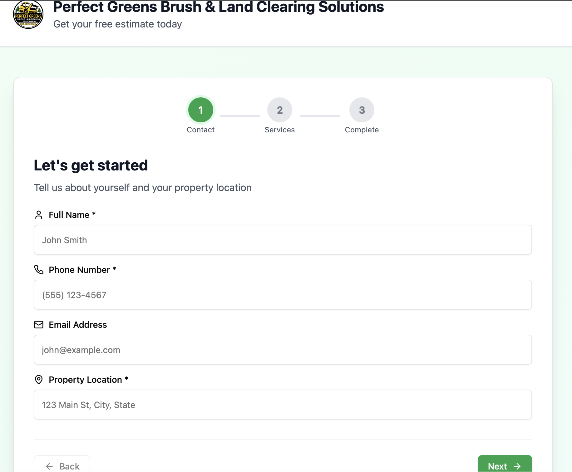 ClearCut Estimates  template preview