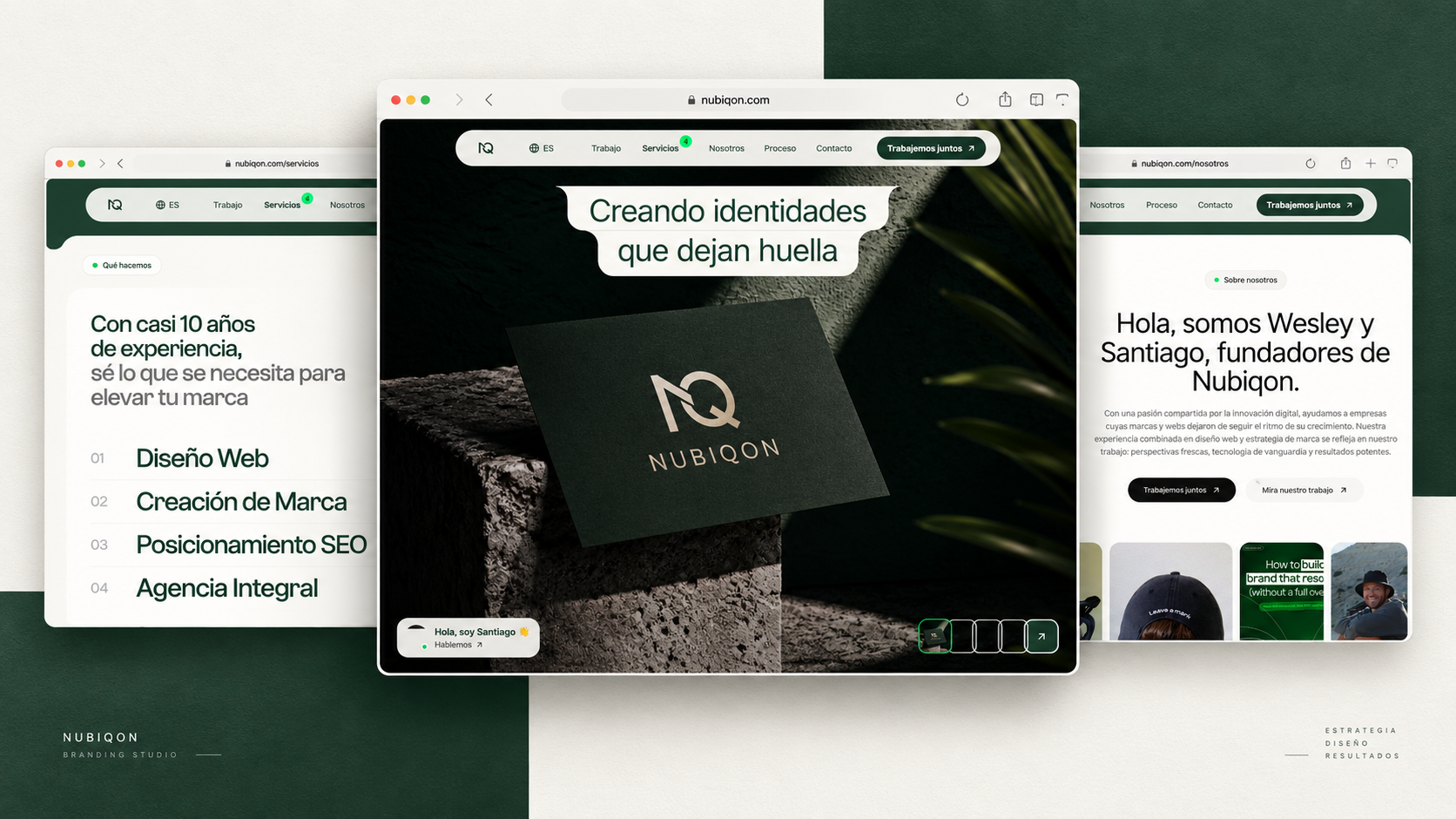 Nubiqon — webdesign en merkervaring