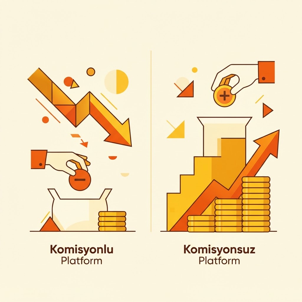 Komisyonlu vs Komisyonsuz Platform: Hangisi Kazandırır?