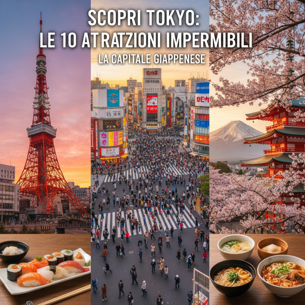 Scopri Tokyo: le 10 attrazioni imperdibili della capitale giapponese