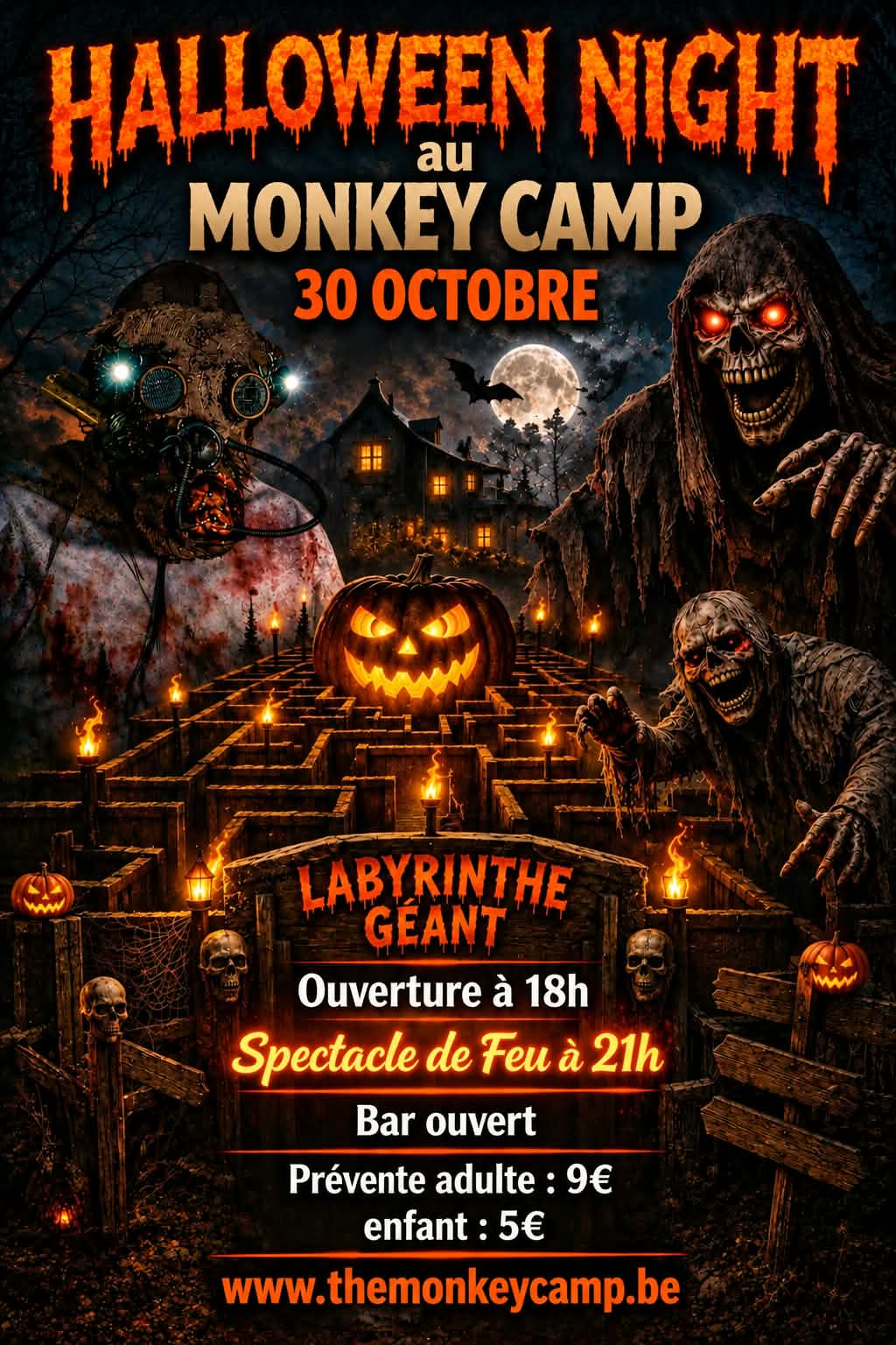 Halloween Night au Monkey Camp