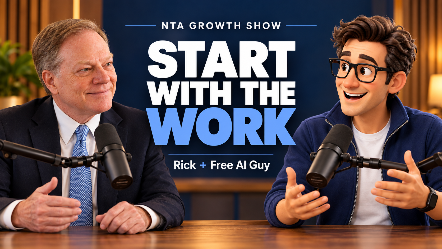NTA Growth Show podcast artwork — Start With The Work with Rick Hesse and the Free AI Guy