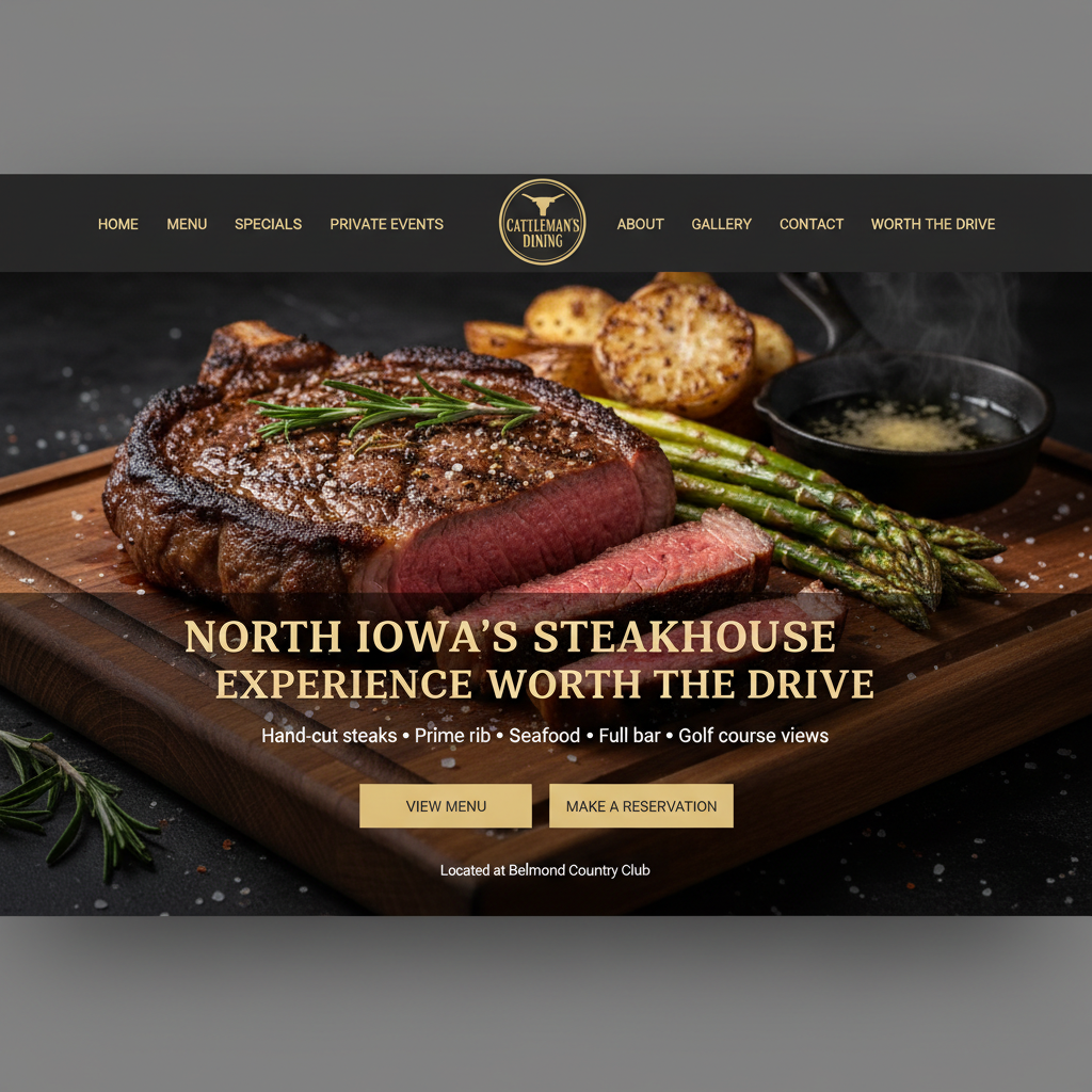 Cattleman's Dining website