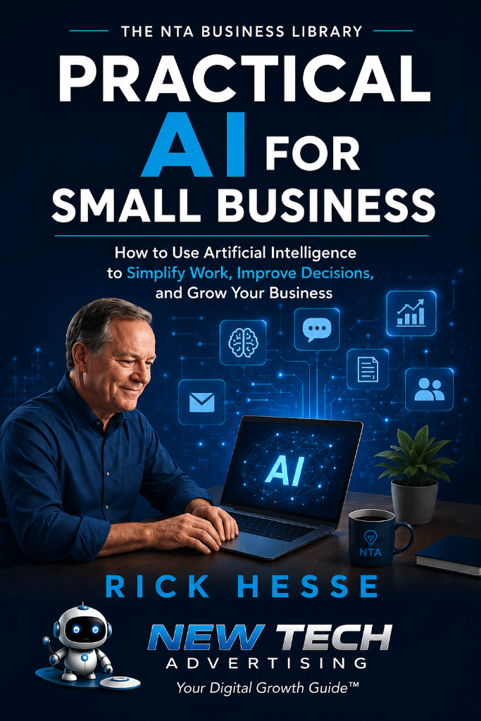 Practical AI for Small Business book cover by Rick Hesse