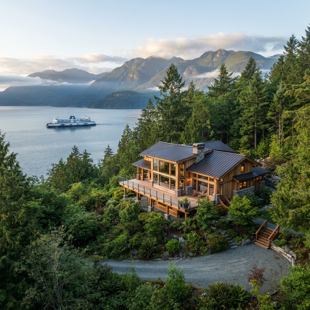 Photographing a Bowen Island Listing: What the Ferry Actually Changes