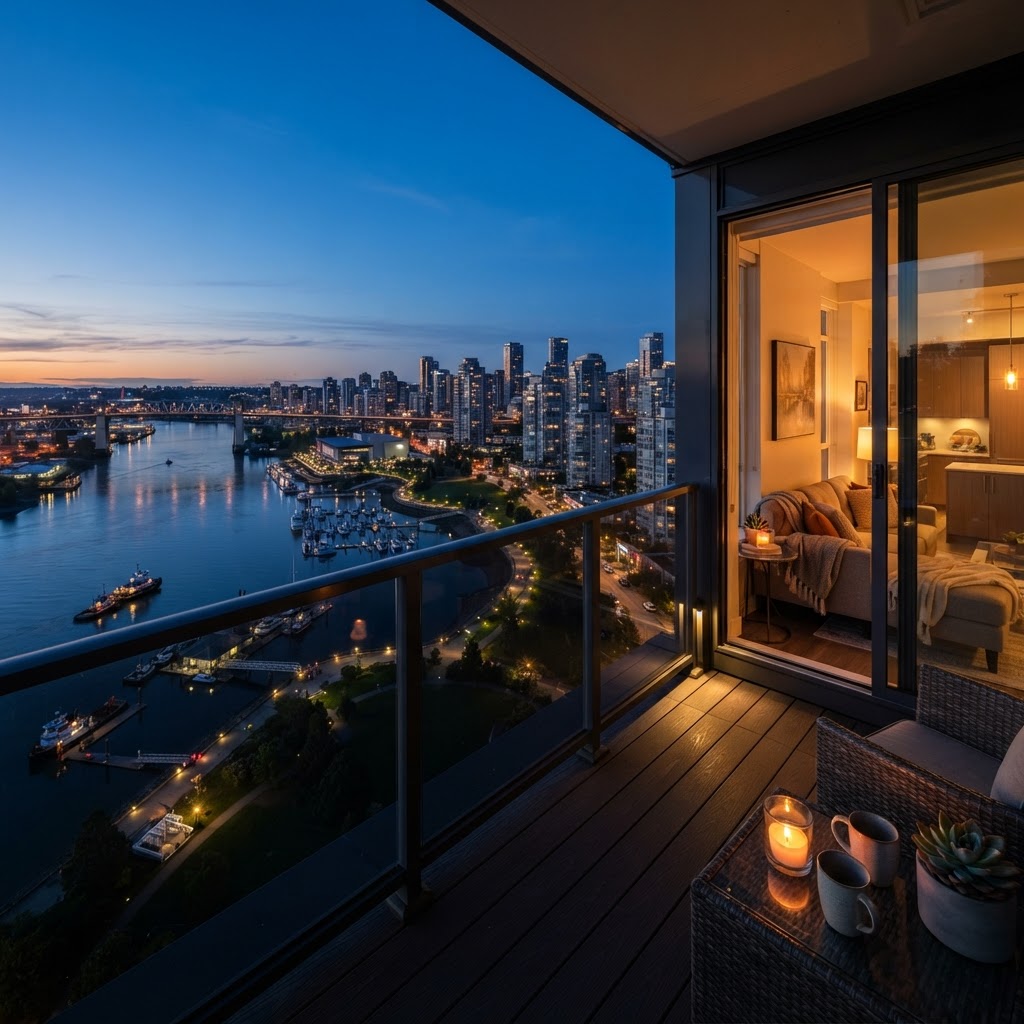 Twilight Photography for New Westminster Condos: Making the River and Skyline Work