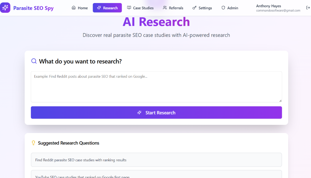 Case Studies Dashboard
