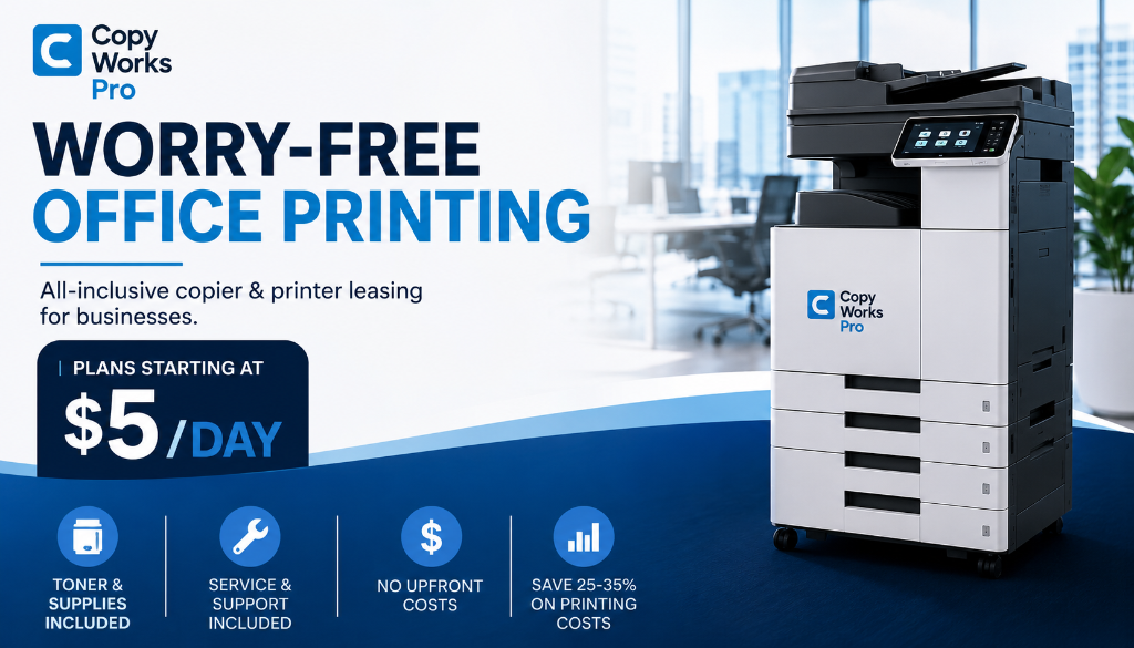 Worry-Free Office Printing - Copy Works Pro