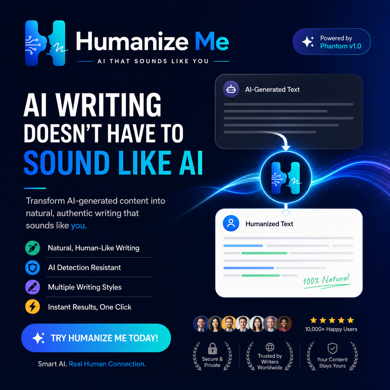 Humanize Me — AI that sounds like you