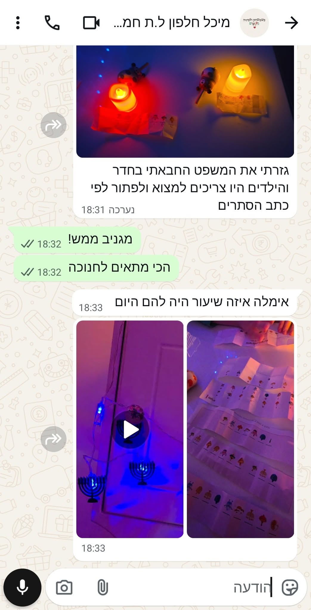 המלצה של מיכל חלפון