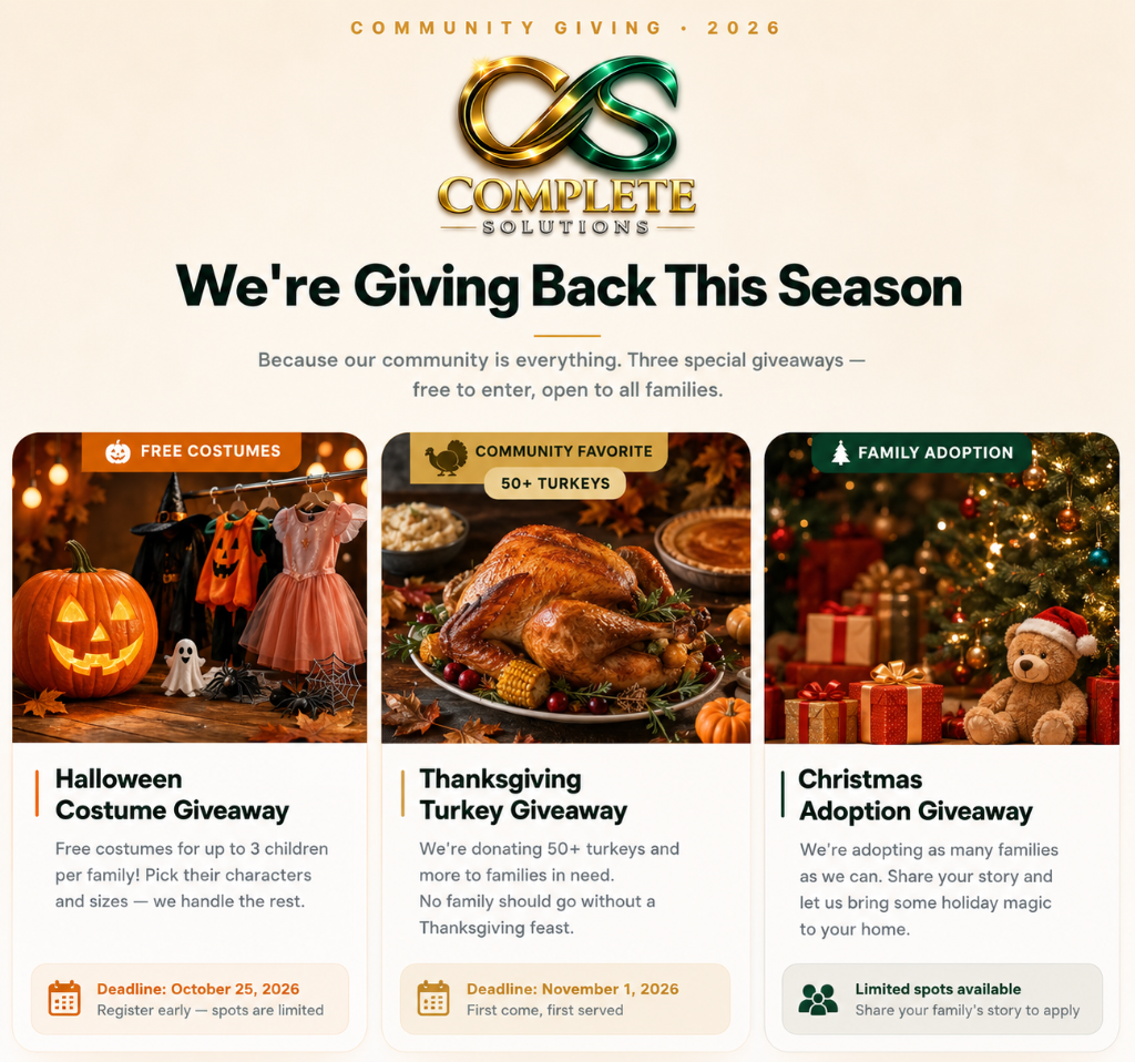 Community Giving 2026