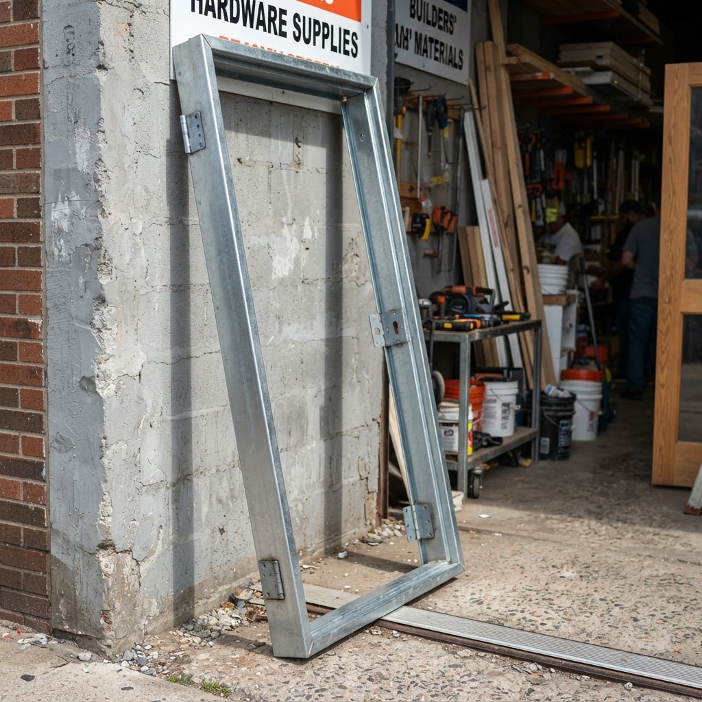 Steel door frame (sample)