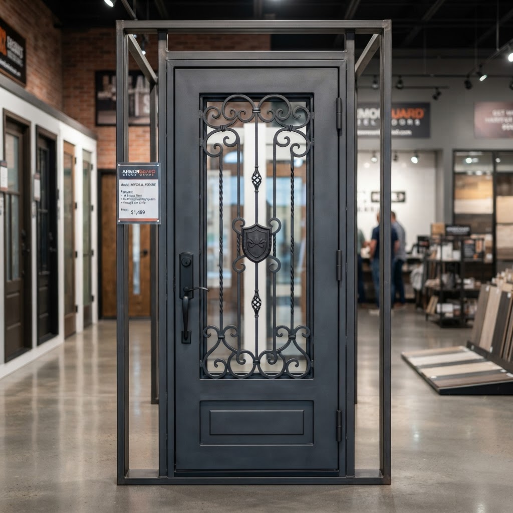 Steel security door (sample)